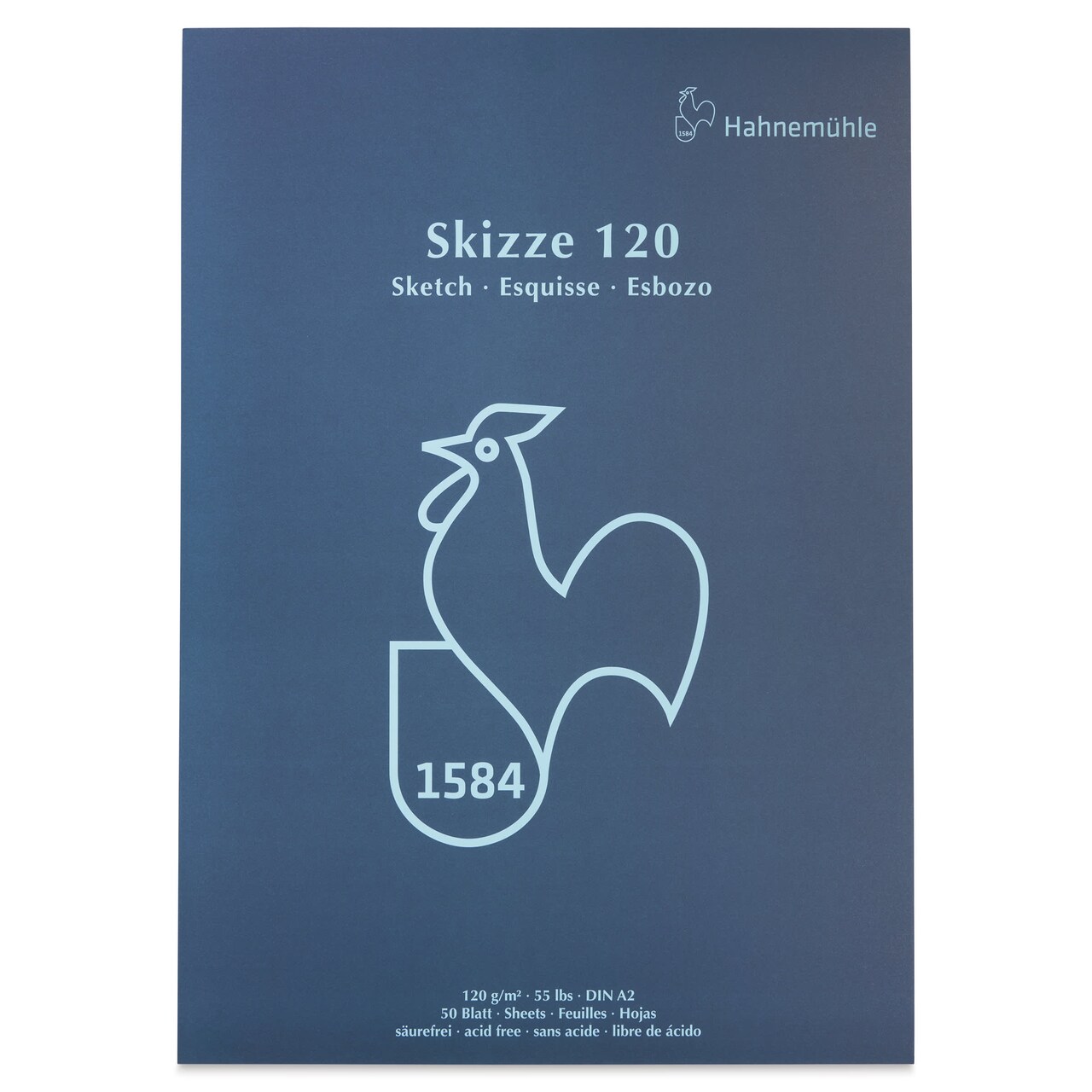 Hahnemühle Skizze Gluebound Sketch Pad - 16.53" x 23.38", 50 Sheets, 120 gsm